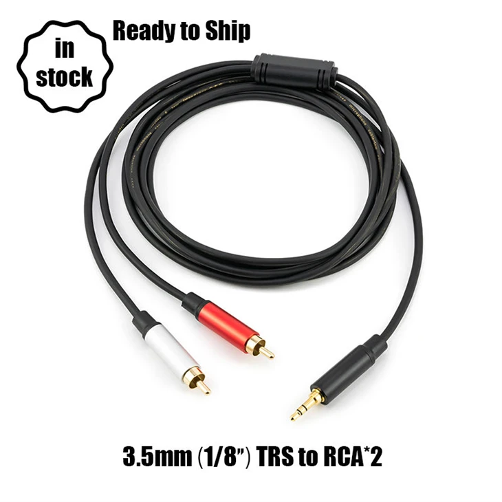 3,5 mm til dobbel RCA