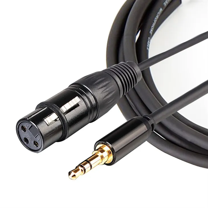 XLR til 3,5 mm kabel